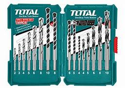 [TACSD6165] 16pcs Metal, Concret and wood drill bits set